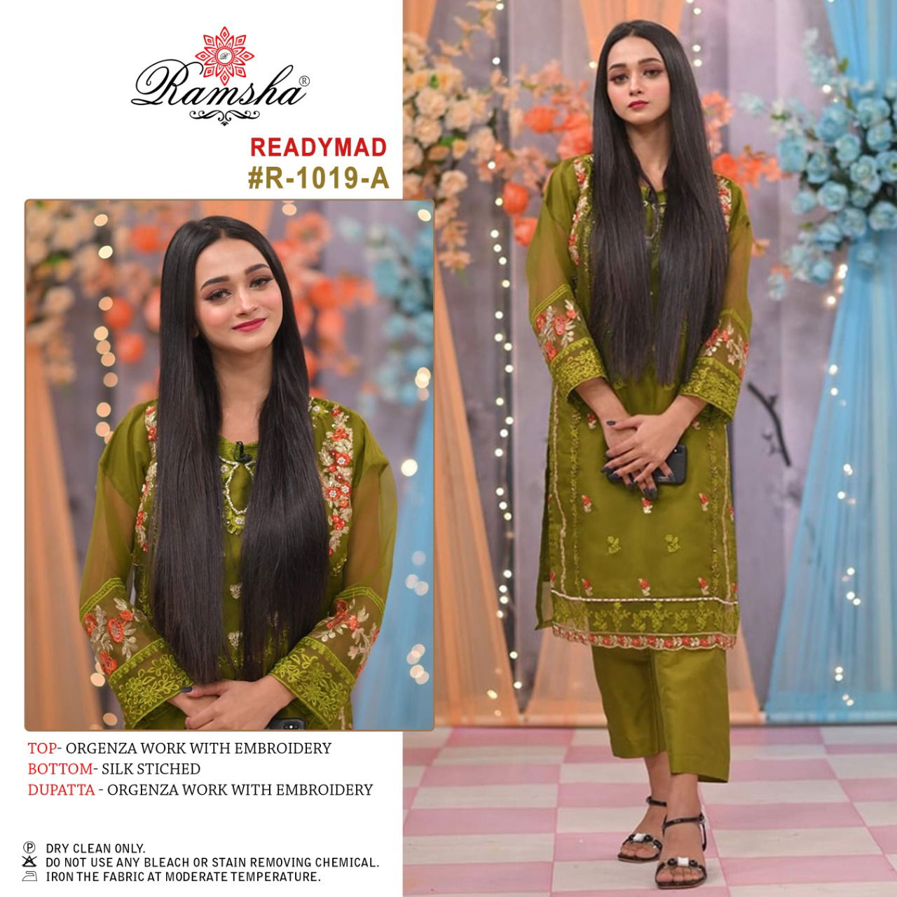 Ramsha R 1019 A And B Designer Wholesale Pakistani Readymade Suits
